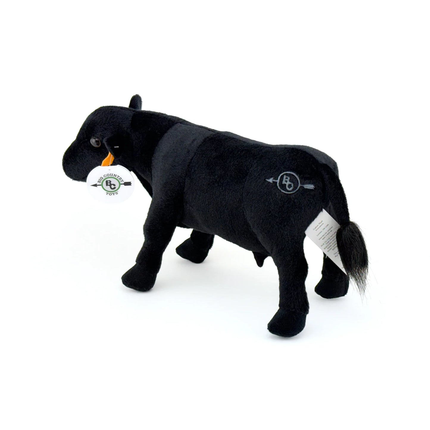 Big Country Black Angus Cow Plush