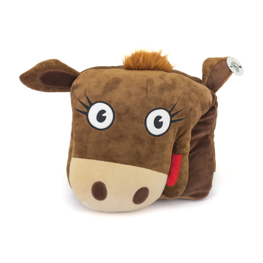 Big Country Scarlett the Red Angus Soft Plush Pillow