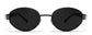 Blenders Jet Black Azure Sunglasses