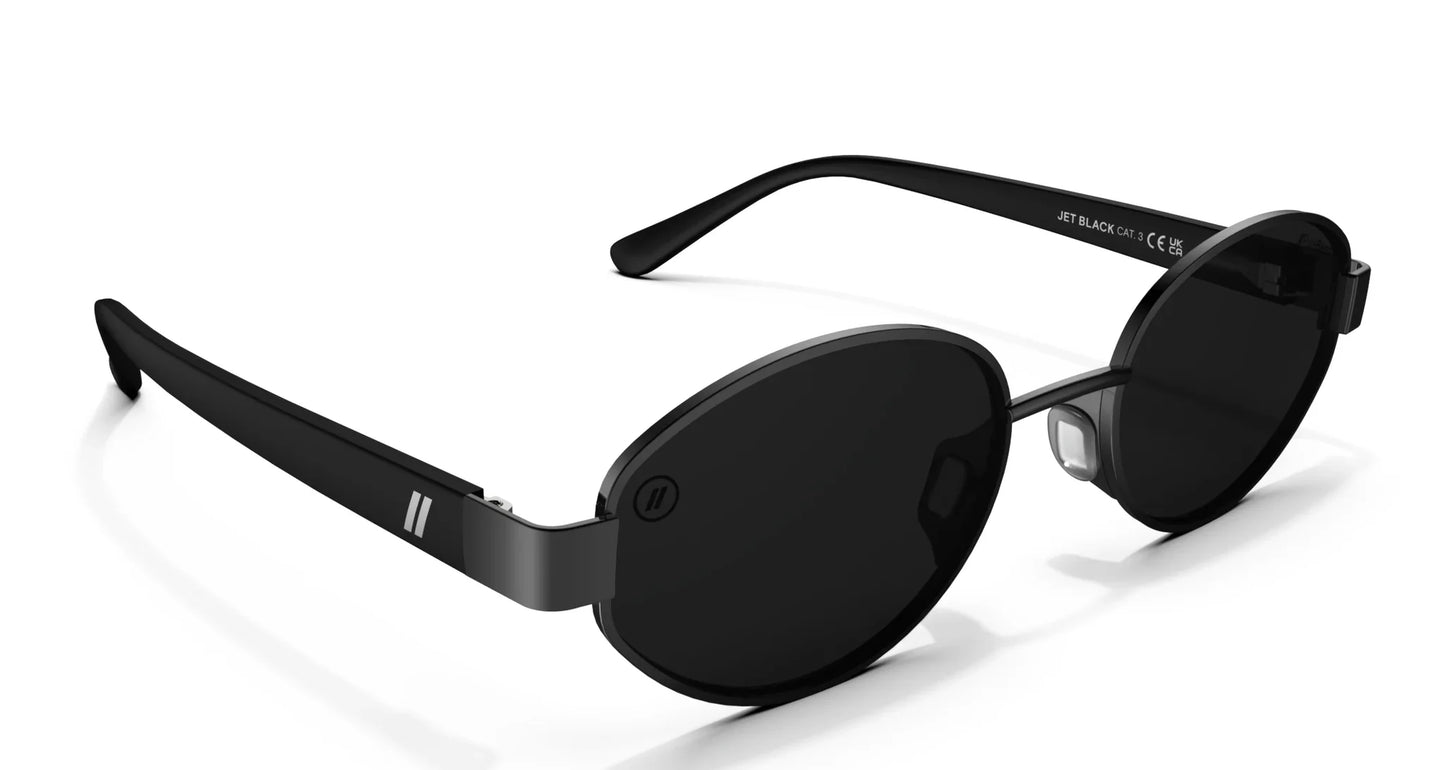 Blenders Jet Black Azure Sunglasses
