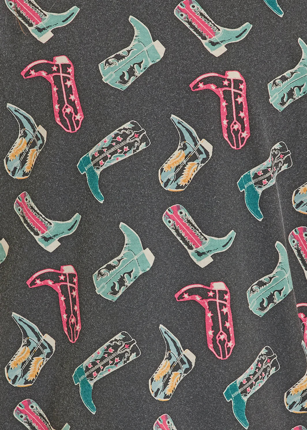 Rock & Roll Denim Girls' Boot Print Tee