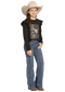 Rock & Roll Raised Boot Embroidered Trouser