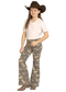 Rock & Roll Girls' Camo Print Flare Jeans