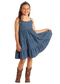 Rock & Roll Girls' Denim Dress