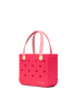 Pink Bitty Bogg tote bag, on a transparent background