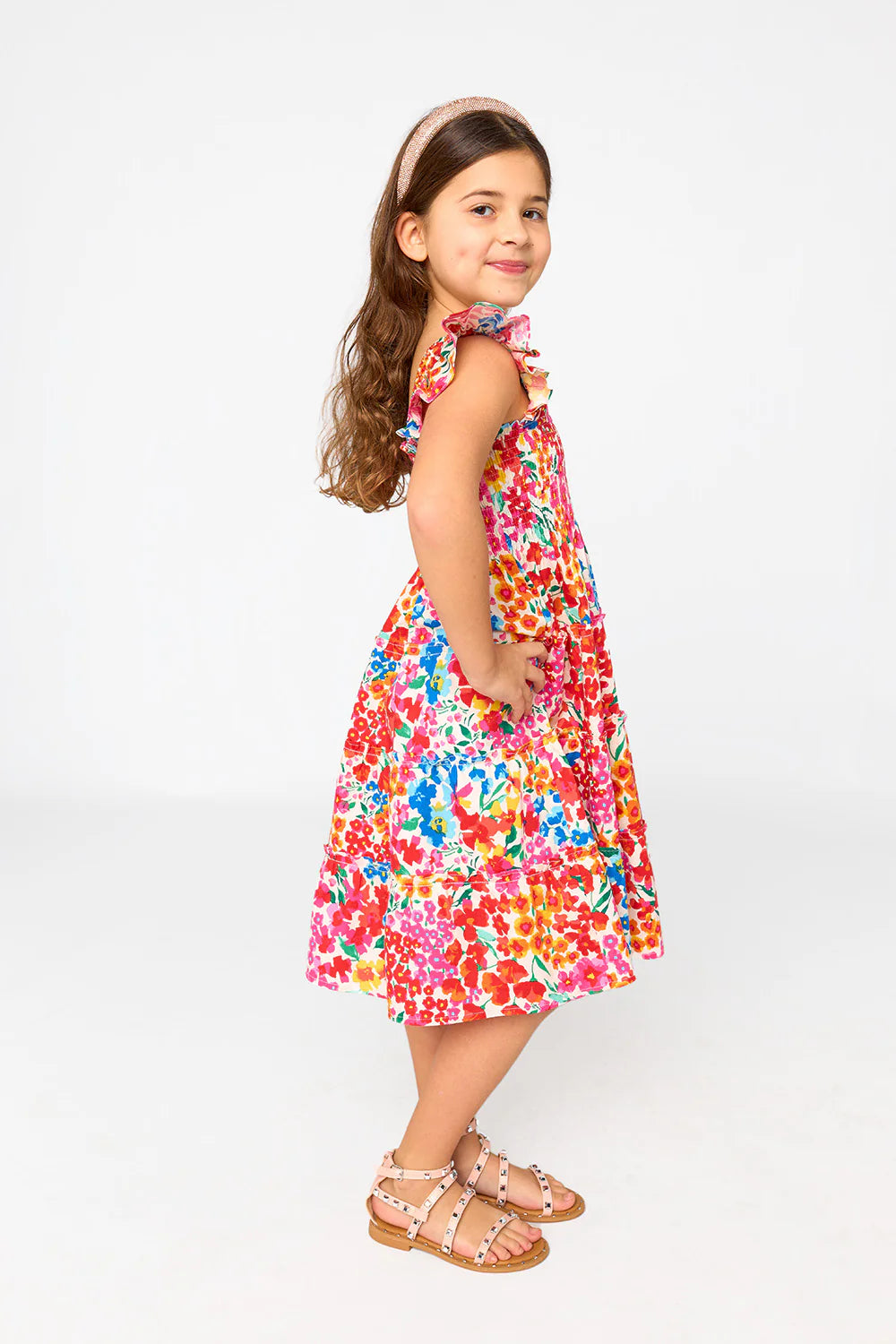 Buddy Love Girl's Nori Berry Blue Dress