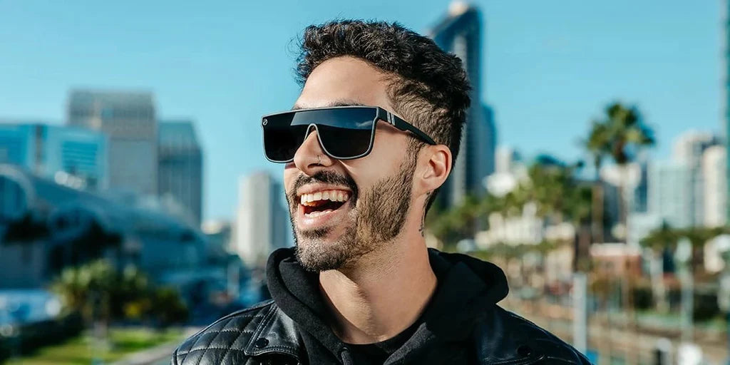 Blenders Dark Flatter Scifi Sunglasses