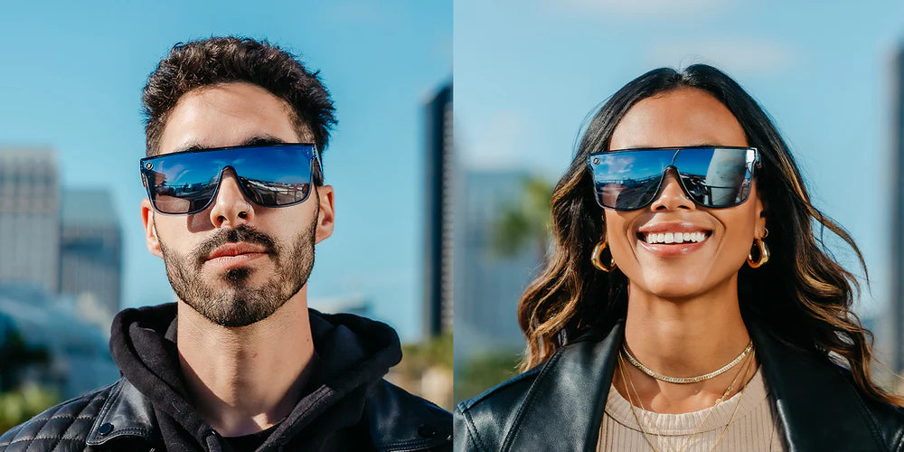 Blenders Deep Blue SciFi Sunglasses