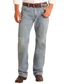 Rock & Roll Relaxed Fit Raised Embroidery Straight Leg Jeans