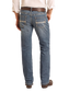 Rock & Roll Slim Fit Simple Embroidered Pocket Straight Leg Jeans