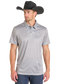 Rock & Roll Grey Medallion Print Polo