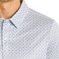 Rock & Roll Men's Blue Geo Print Performance Polo