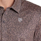 Rock & Roll Dark Brown Camo Polo