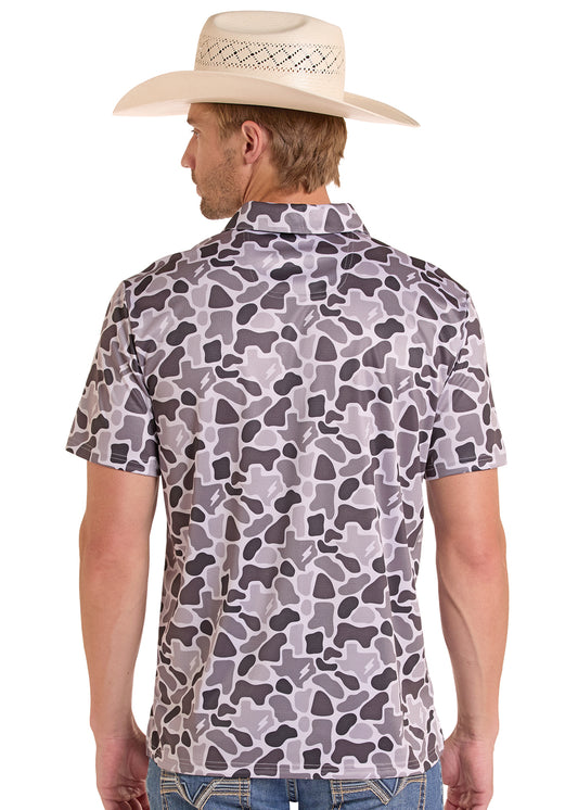 Rock & Roll Koe Wetzel Texas Camo Polo