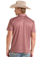 Rock & Roll Maroon Medallion Print Polo