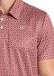 Rock & Roll Maroon Medallion Print Polo