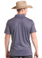 Rock & Roll Chocolate Medallion Print Polo