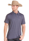 Rock & Roll Chocolate Medallion Print Polo