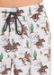 Rock & Roll Denim Light Desert Cowboy Print Volley Swim Shorts
