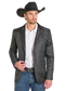 Rock & Roll Black Jacquard Paisley Sport Coat