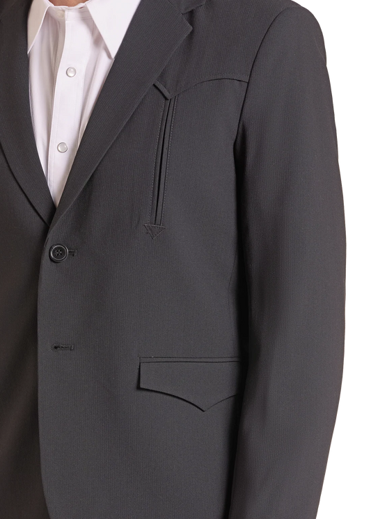 Rock & Roll Denim Black Sport Coat
