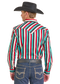 Rock & Roll Men's Dale Brisby Striped Button-Down Shirt