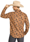 Rock & Roll TEK Western Camel Camo Long Sleeve Shirt