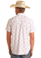 Rock & Roll Men's TEK Longhorn Print Short Sleeve Shirt