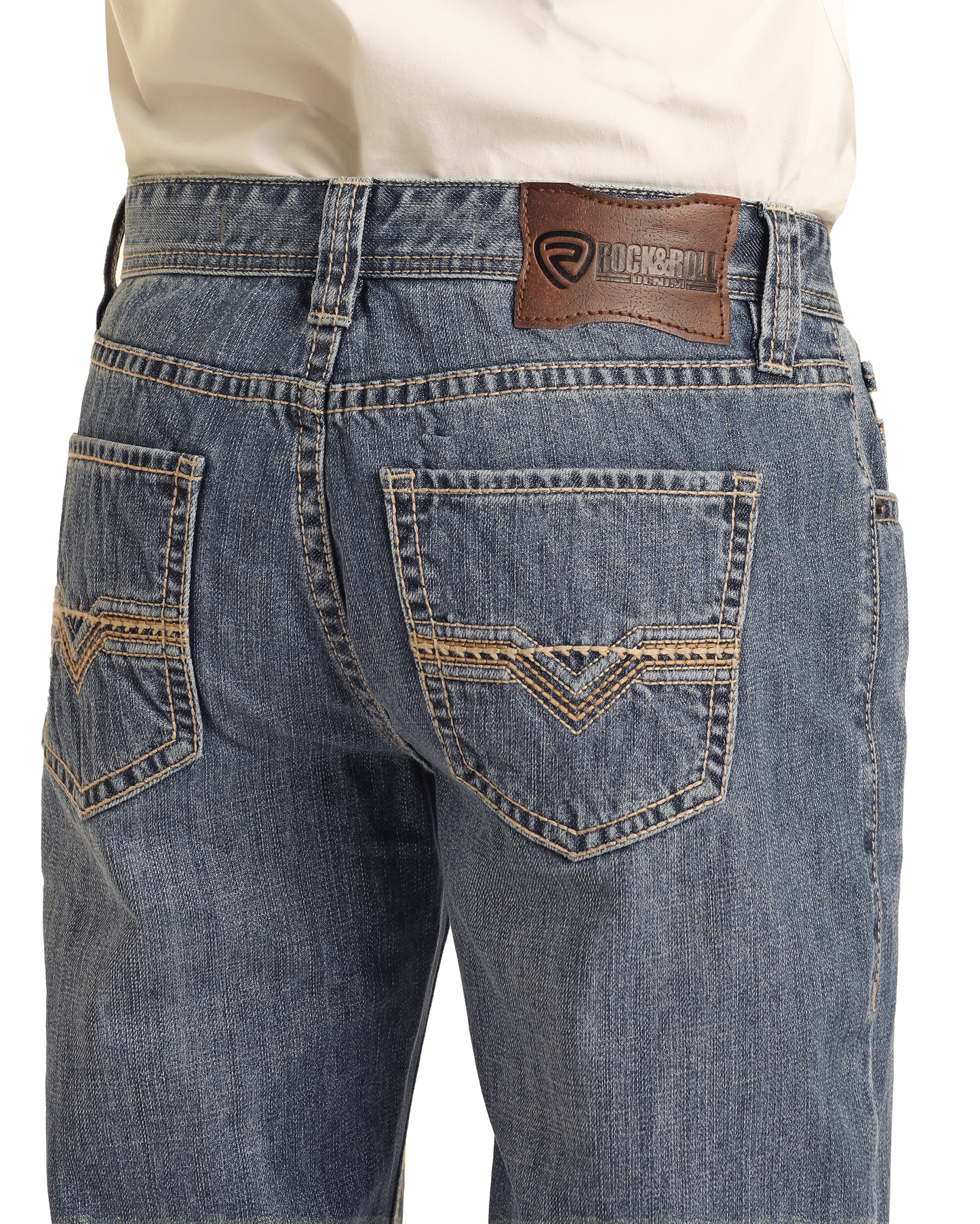 Rock and Roll Denim Medium Vintage Stackable Bootcut Jeans