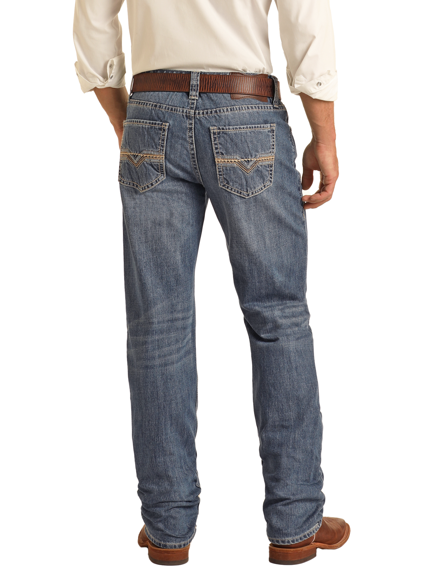 Rock and Roll Denim Medium Vintage Stackable Bootcut Jeans