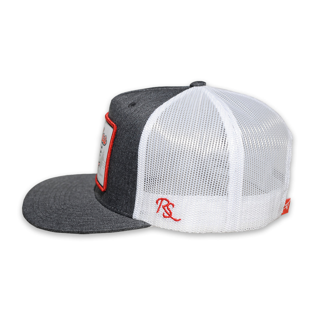 RopeSmart Rodeo Life Patch Gray Trucker Cap