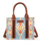 Wrangler Southwestern Print Small Canvas Tote/Crossbody