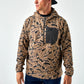 Burlebo Blaze Tech Quarter Zip in Gauge Camo
