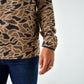 Burlebo Blaze Tech Quarter Zip in Gauge Camo