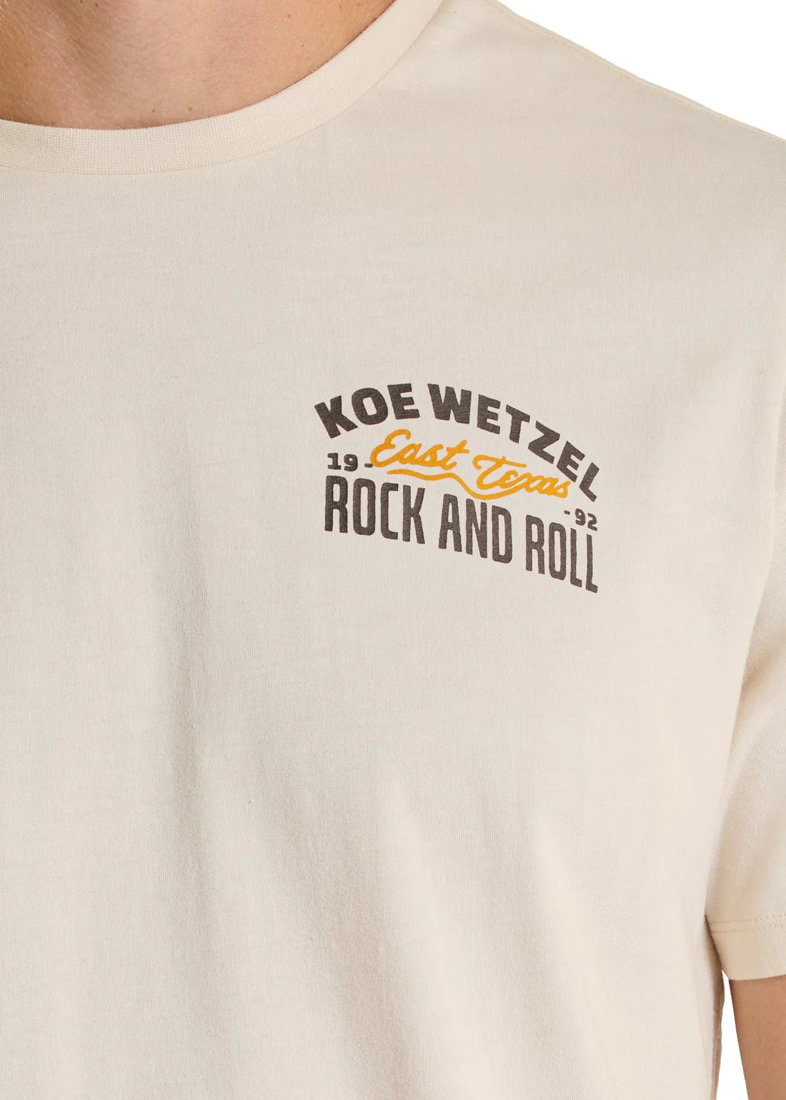 Rock and Roll Koe Wetzel East Texas Graphic Tee