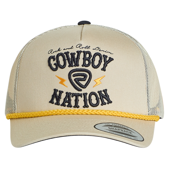 Rock & Roll Denim Taupe Rock & Roll Cap – Cowboy Headquarters