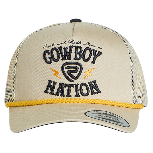 Rock & Roll Denim Taupe Rock & Roll Cap