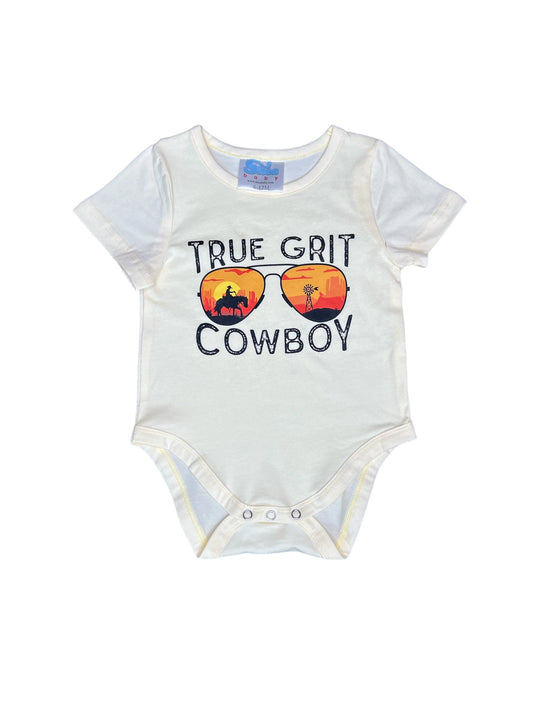 Shea Baby True Grit Cream Onesie