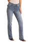 Rock & Roll High Rise Raw Seam Side Modest Bootcut Jeans
