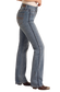 Rock & Roll High Rise Raw Seam Side Modest Bootcut Jeans