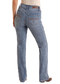 Rock & Roll High Rise Raw Seam Side Modest Bootcut Jeans