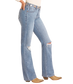 Rock & Roll Denim High Rise Distressed Bootcut Jeans