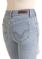 Rock & Roll High Rise Light Wash Distressed Bootcut Jeans