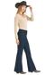 Rock & Roll Dark Wash High Rise Trouser Jeans