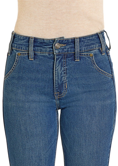 Rock & Roll Medium Wash Snap Pocket Trouser