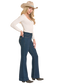 Rock & Roll Women's Boot Stitch High Rise Trouser