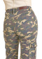 Rock & Roll Women's Camo Cargo Relaxed Wide Leg Pants