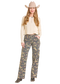 Rock & Roll Women's Camo Cargo Relaxed Wide Leg Pants