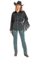 Rock & Roll Denim Microsuede Fringe Jacket