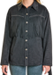 Rock & Roll Denim Microsuede Fringe Jacket